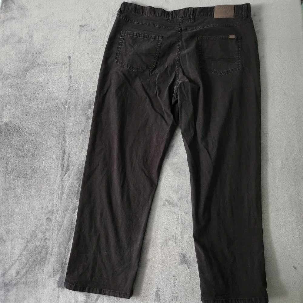 Smith's Workwear Jeans‎ Mens Size 42x32 Black Denim Buffalo Relaxed Work